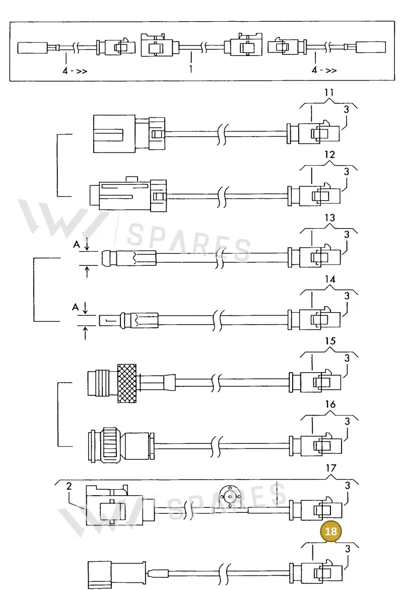 000098715B — Skoda 1J0 platform diagram 198035260, position 18