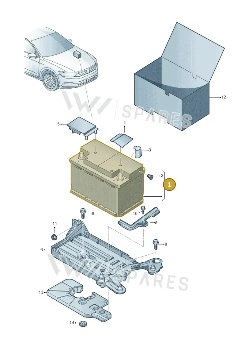 000915105AF — Skoda Superb Combi (2015-2024) diagram 793915000, position 1
