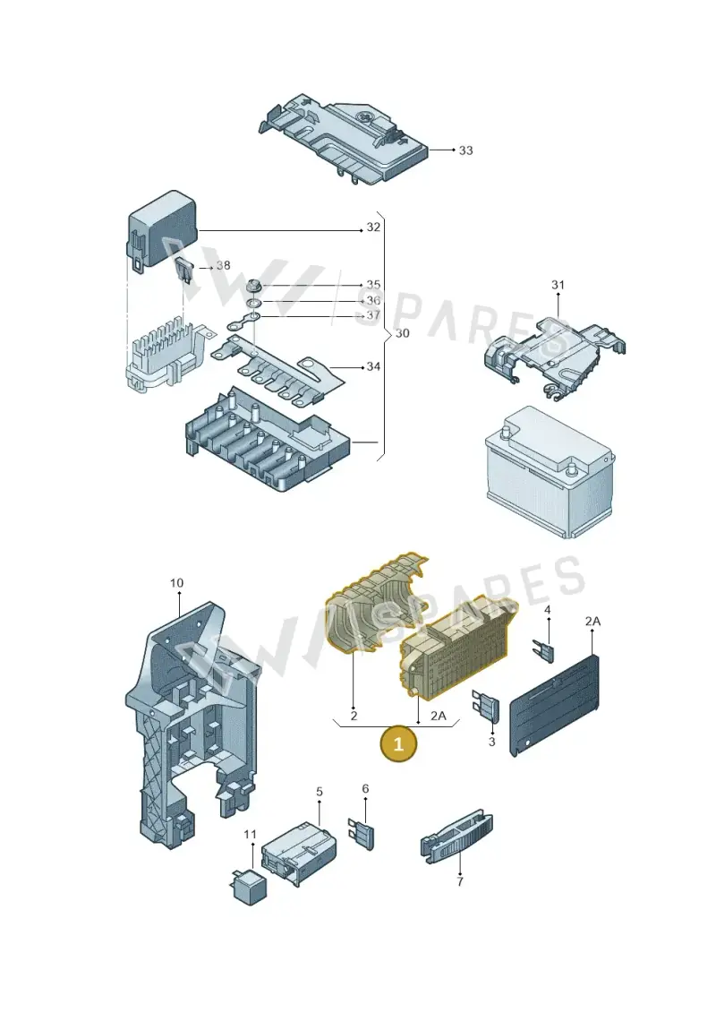 000937615C — Skoda Citigo (2011-2019) diagram 723937000, position 1
