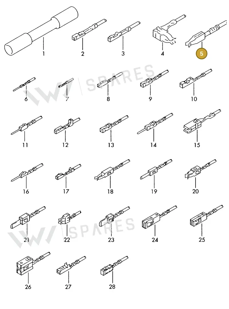 000979006E — Skoda 1J0 platform diagram 198979300, position 5