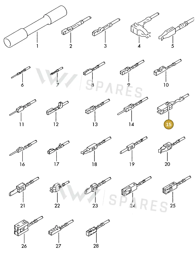 000979016E — Skoda 1J0 platform diagram 198979300, position 15