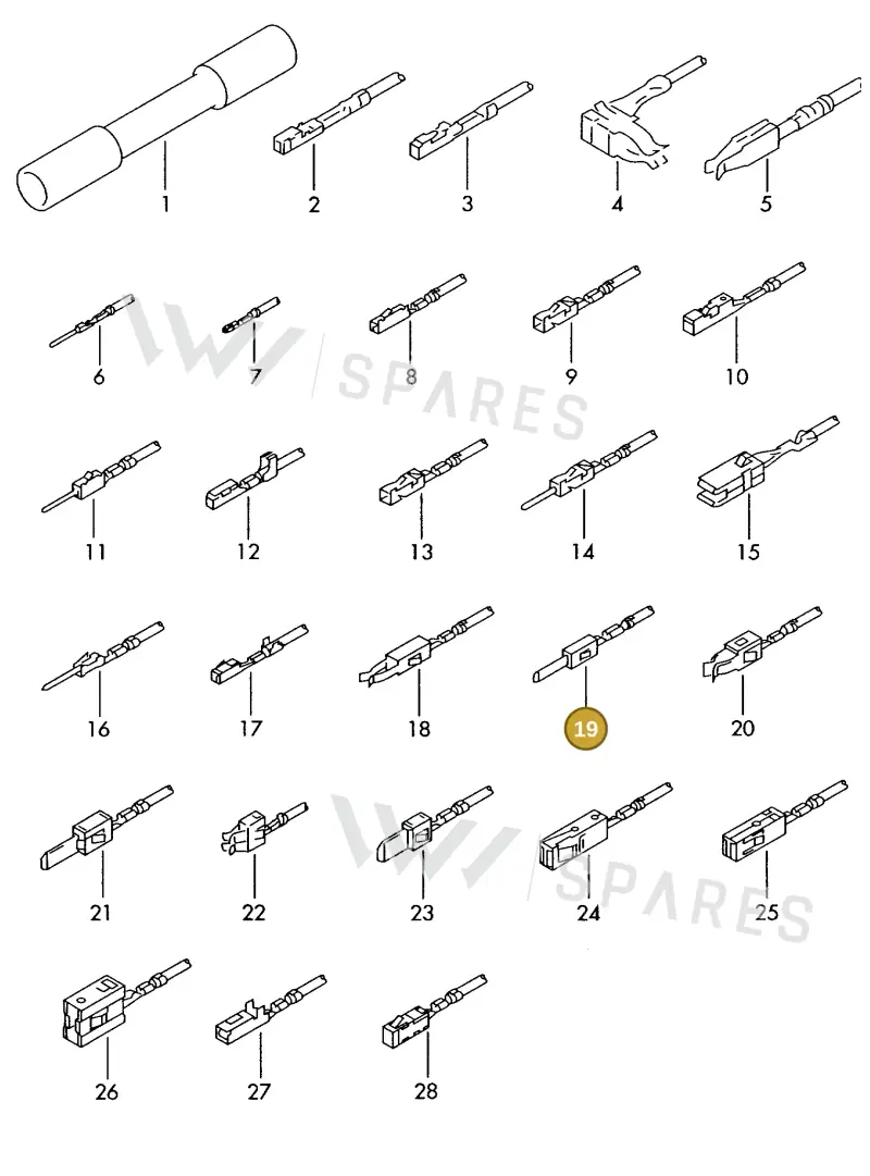 000979020E — Skoda 1J0 platform diagram 198979300, position 19