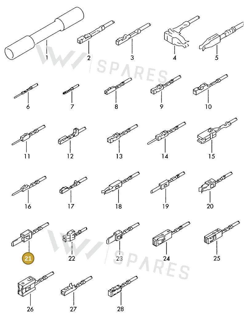 000979022E — Skoda 1J0 platform diagram 198979300, position 21
