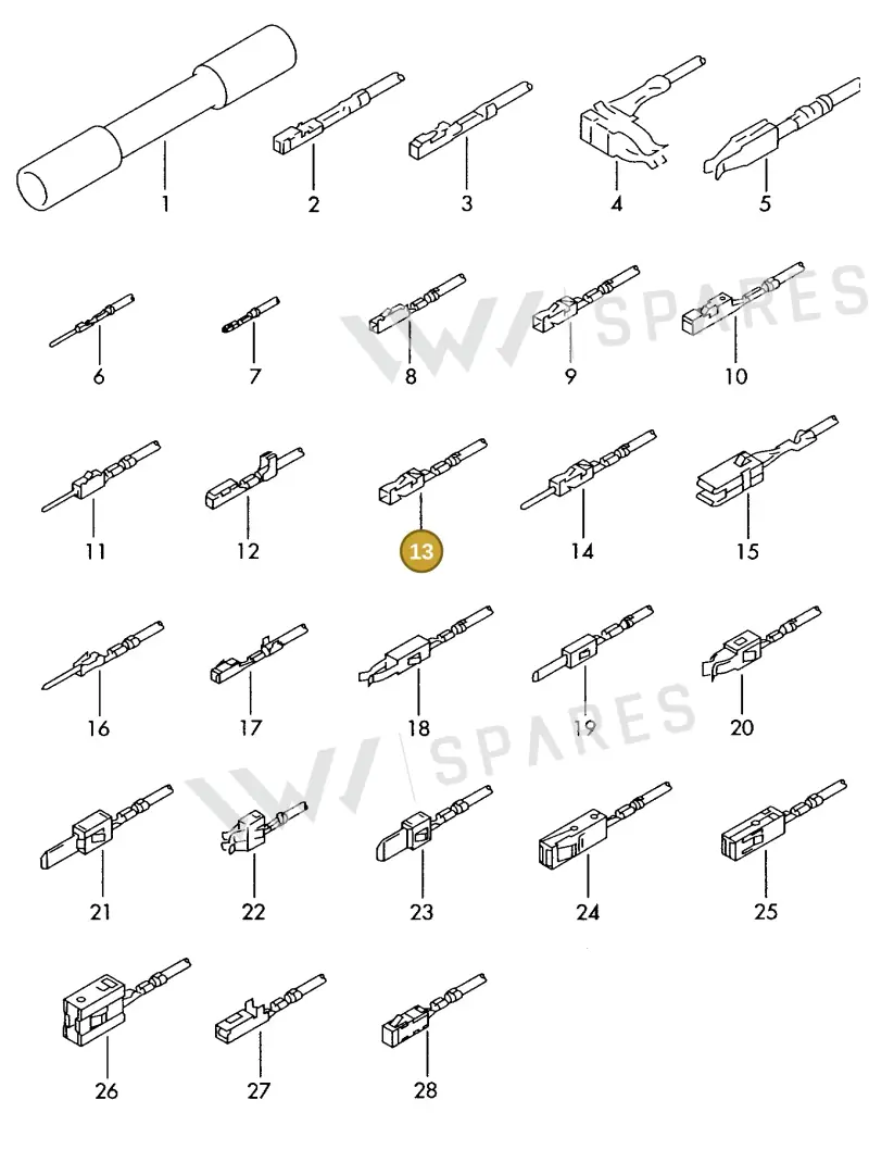 000979034EC — Skoda 1J0 platform diagram 198979300, position 13