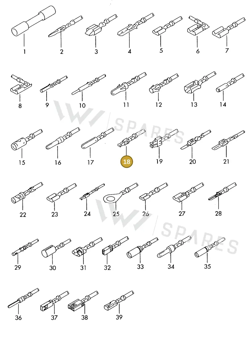 000979225EA — Skoda 1J0 platform diagram 198979500, position 18