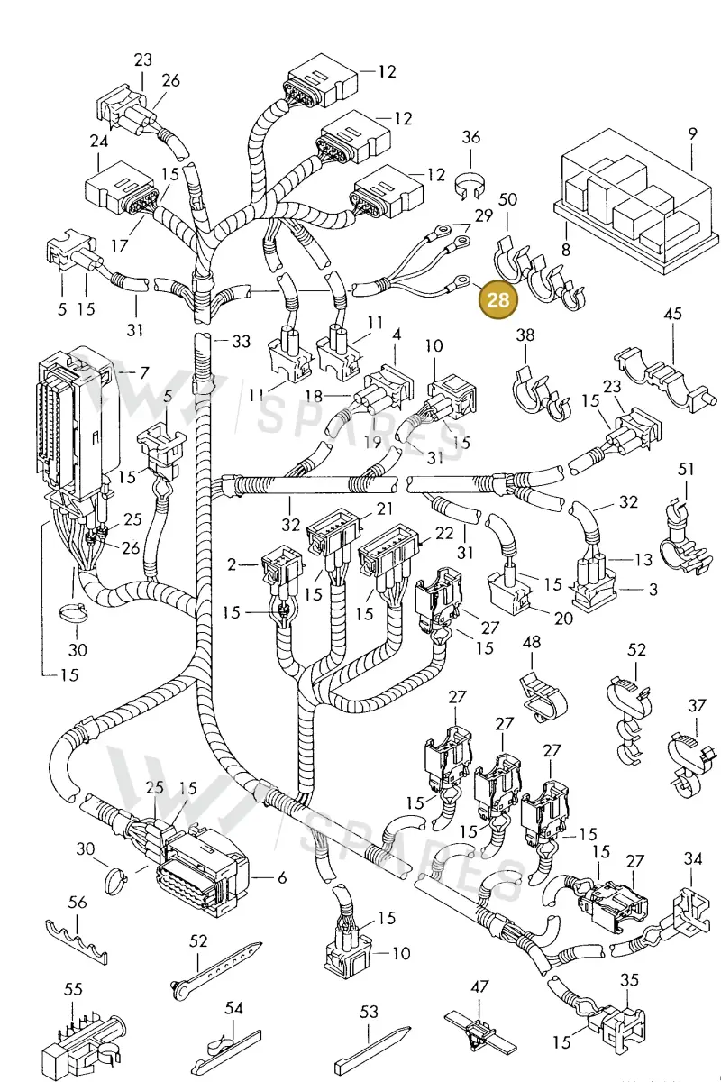 000979227E — Skoda FELICIA (1994-2001) diagram 101971350, position 28