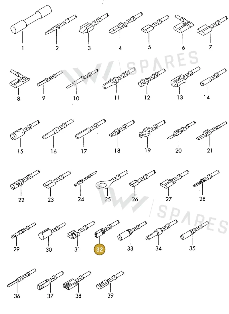 000979237E — Skoda 1J0 platform diagram 198979500, position 32