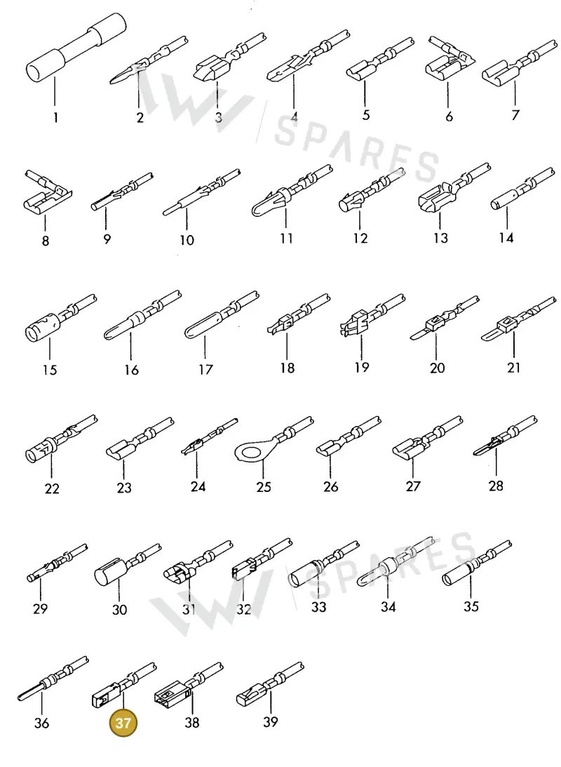 000979242EA — Skoda 1J0 platform diagram 198979500, position 37