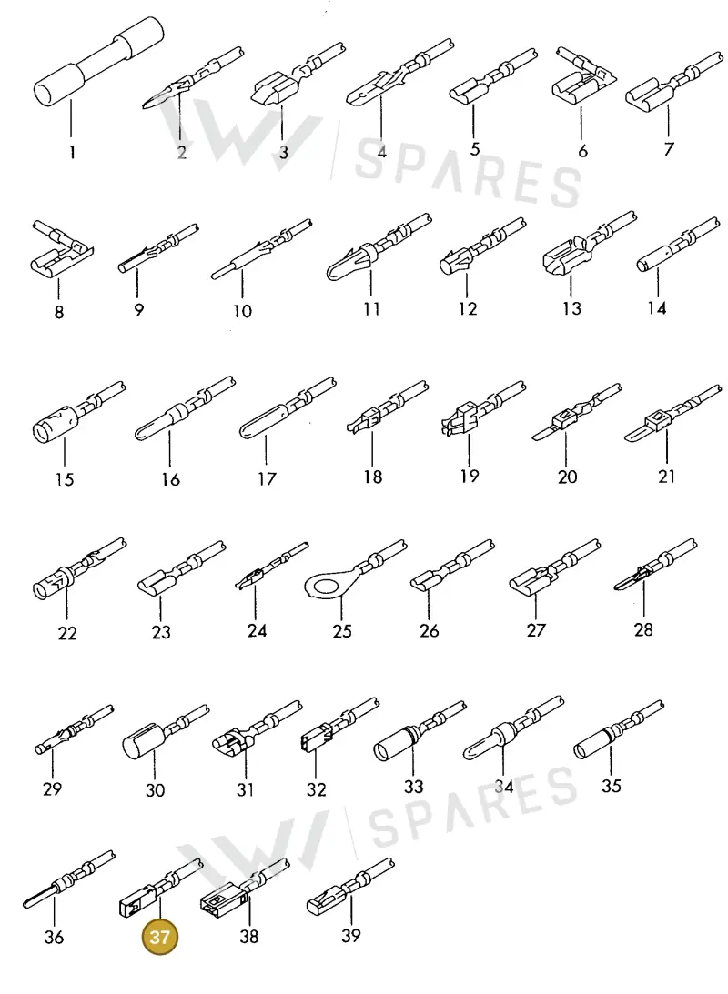 000979242E — Skoda 1J0 platform diagram 198979500, position 37