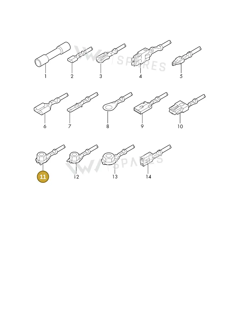 000979413E — Skoda 1J0 platform diagram 198979610, position 11
