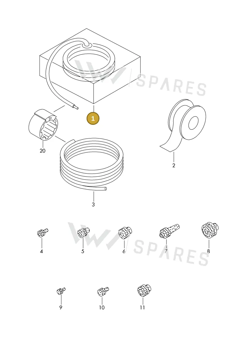 000979982A — Skoda 1J0 platform diagram 198979200, position 1