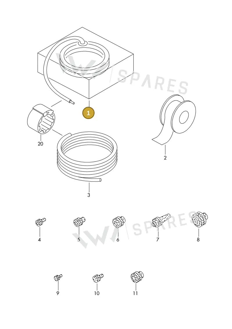 000979984 — Skoda 1J0 platform diagram 198979200, position 1