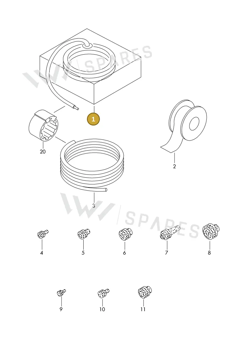000979987C — Skoda 1J0 platform diagram 198979200, position 1