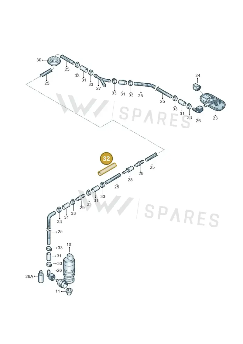 000979992 — Skoda Superb Ambition (2009-2015) diagram 632955100, position 32