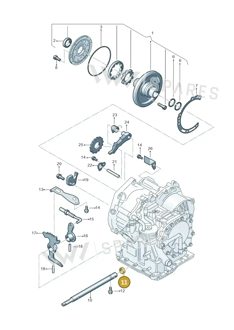 001321199 — Skoda FABIA/COMBI            05> (2004-) diagram 158321550, position 11