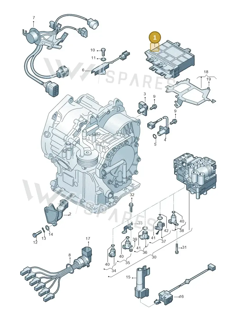001927731L — Skoda FABIA/COMBI (1999-2004) diagram 158927500, position 1