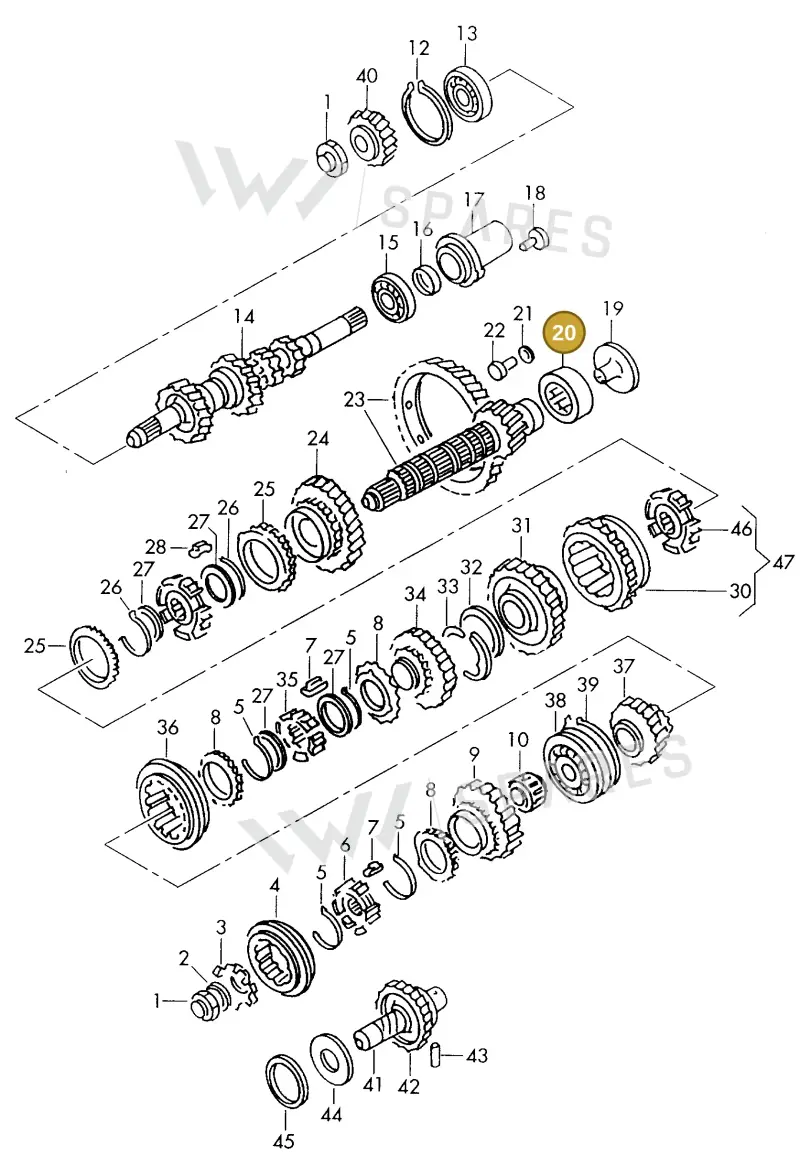 002311139 — Skoda PICK UP (1995-2001) diagram 101311150, position 20