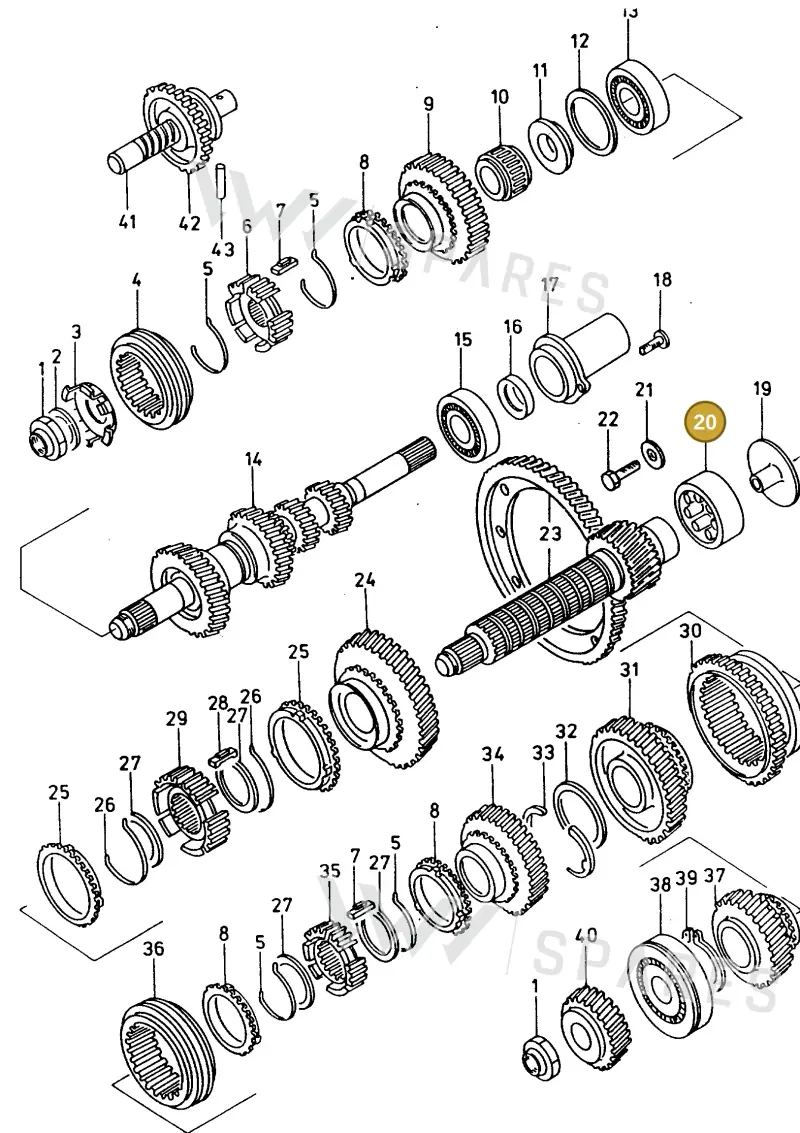 002311139 — Skoda Favorit/Forman/Pickup (1987-1995) diagram 107204000, position 20