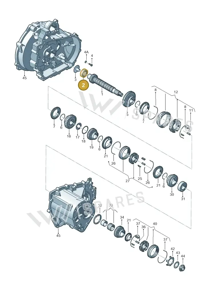 002311139 — Skoda OCTAVIA/COMBI/4X4 01> (2000-) diagram 231311200, position 2