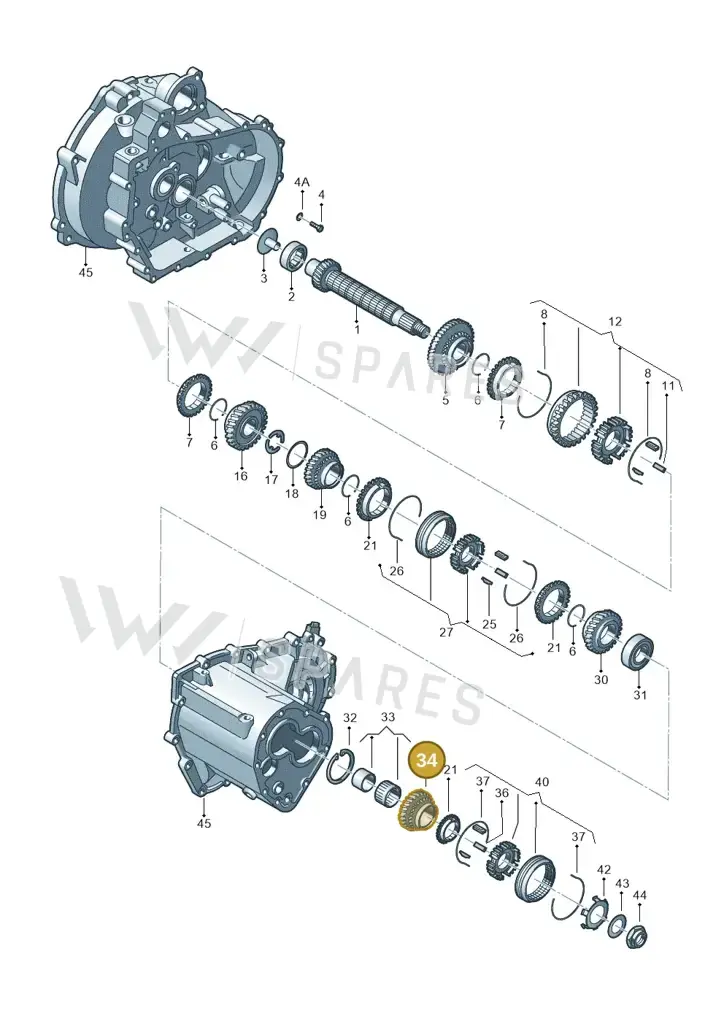 002311158C — Skoda FABIA/COMBI (1999-2004) diagram 225311200, position 34