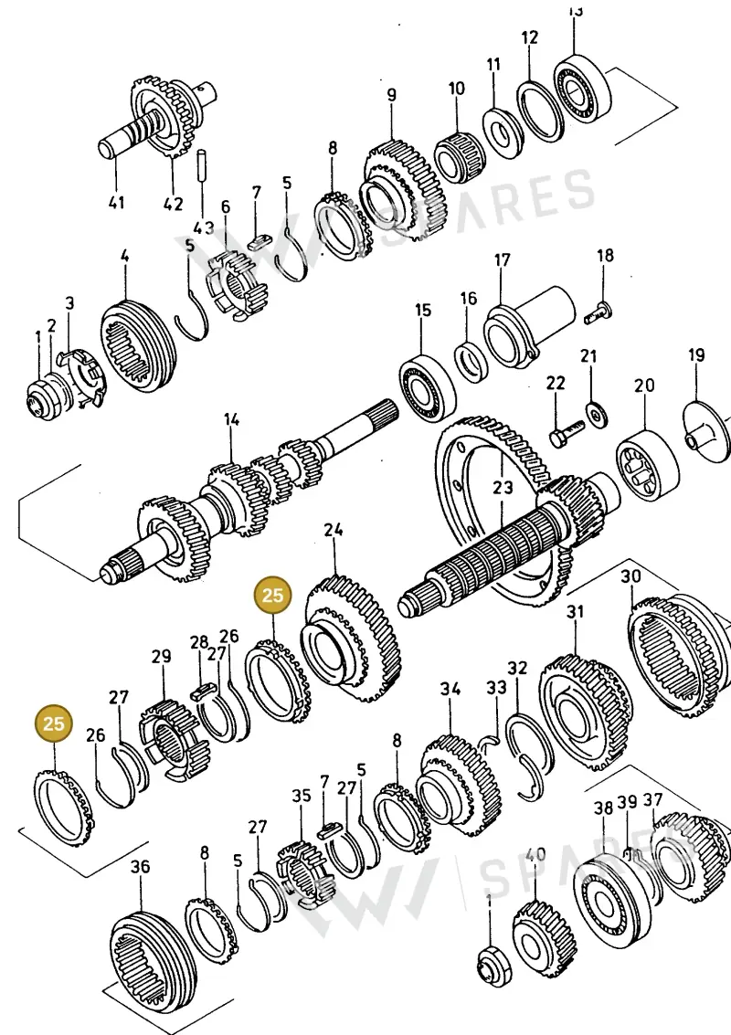 002311247D — Skoda Favorit/Forman/Pickup (1987-1995) diagram 107204000, position 25