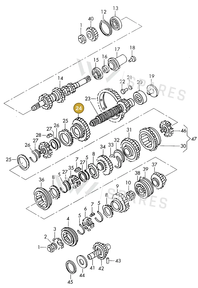 002311251C — Skoda PICK UP (1995-2001) diagram 101311150, position 24