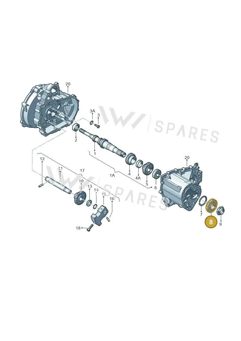 002311361G — Skoda FABIA/COMBI (1999-2004) diagram 225311210, position 8