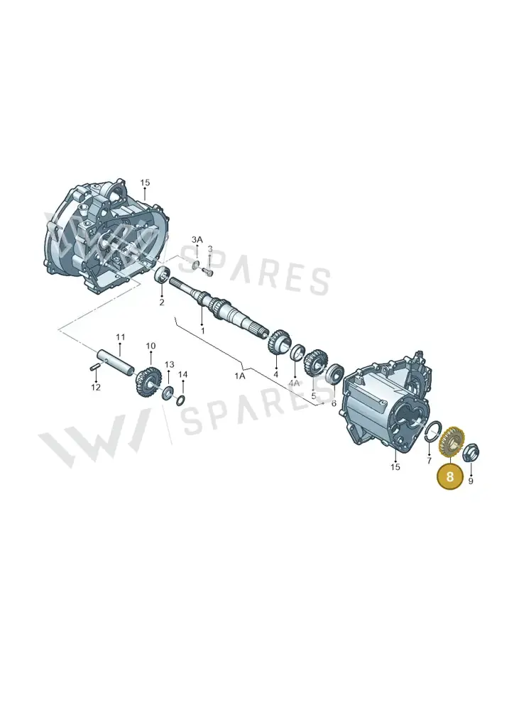 002311361G — Skoda OCTAVIA/COMBI/4X4 01> (2000-) diagram 231311210, position 8