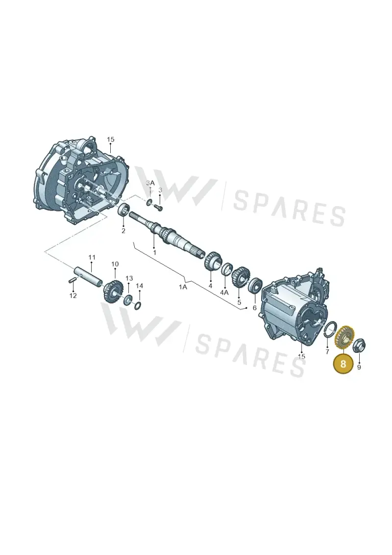 002311361G — Skoda OCTAVIA/COMBI/4X4      01> (2000-) diagram 231311210, position 8