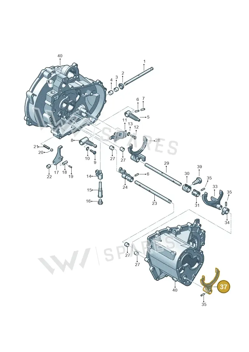 002311565 — Skoda OCTAVIA/COMBI/4X4      01> (2000-) diagram 231311800, position 37