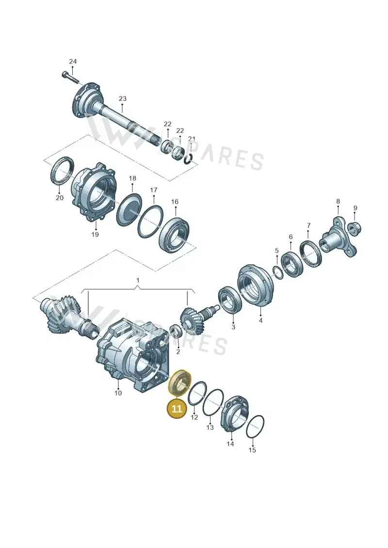002517185 — Skoda OCTAVIA/COMBI/4X4      01> (2000-) diagram 194409470, position 11