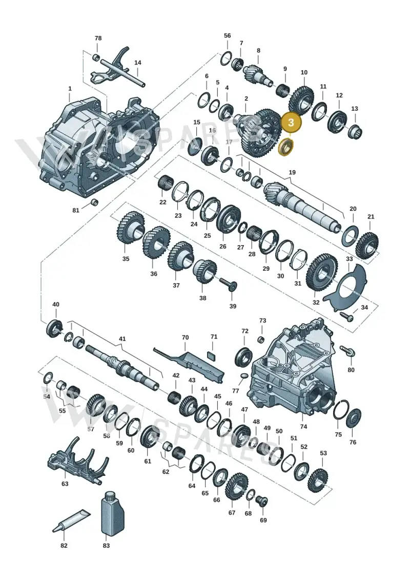 002517185M — Skoda Octavia (2019-2024) diagram 5h0311150, position 3