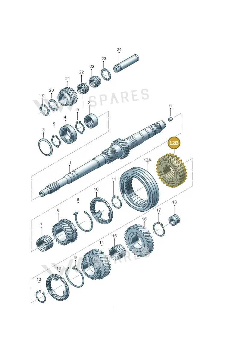 012311309B — Skoda SUPERB                 02> (2001-) diagram 118311300, position 12B