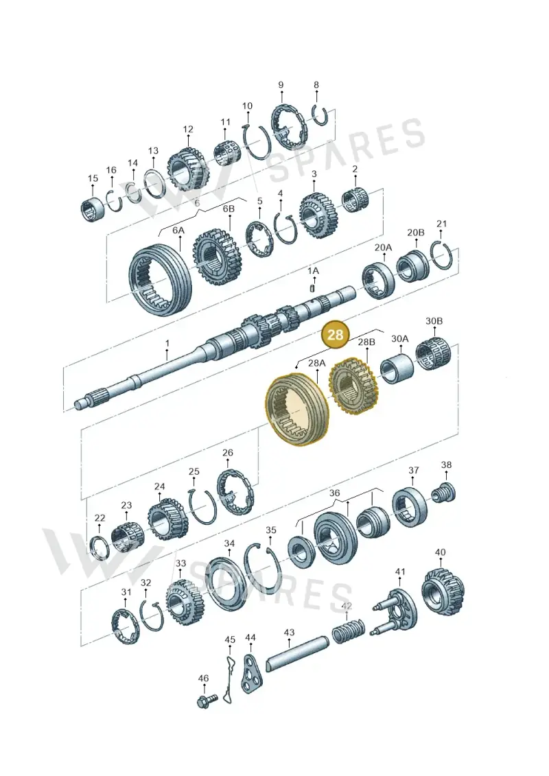 01E311302 — Skoda SUPERB                 02> (2001-) diagram 118311340, position 28