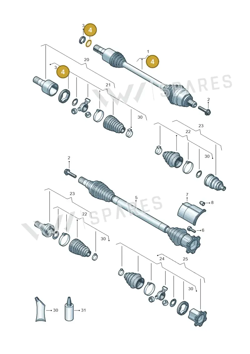 01M323255 — Skoda Kodiaq (2024-) diagram 827407390, position 4