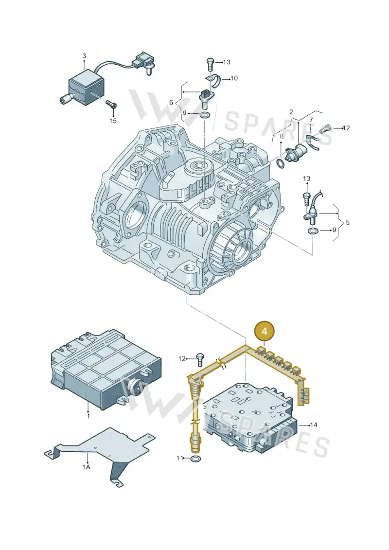 01M927365 — Skoda OCTAVIA/COMBI/4X4      01> (2000-) diagram 252927510, position 4