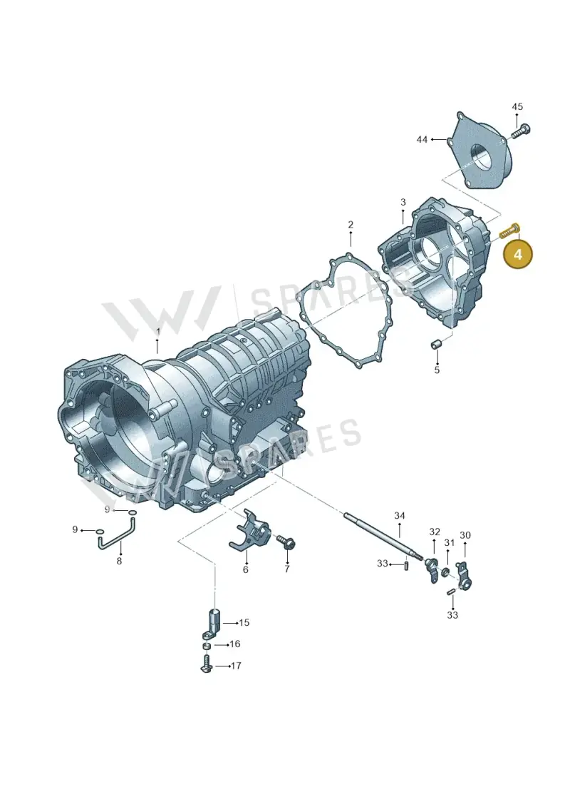 01V409135 — Skoda SUPERB                 02> (2001-) diagram 156321650, position 4