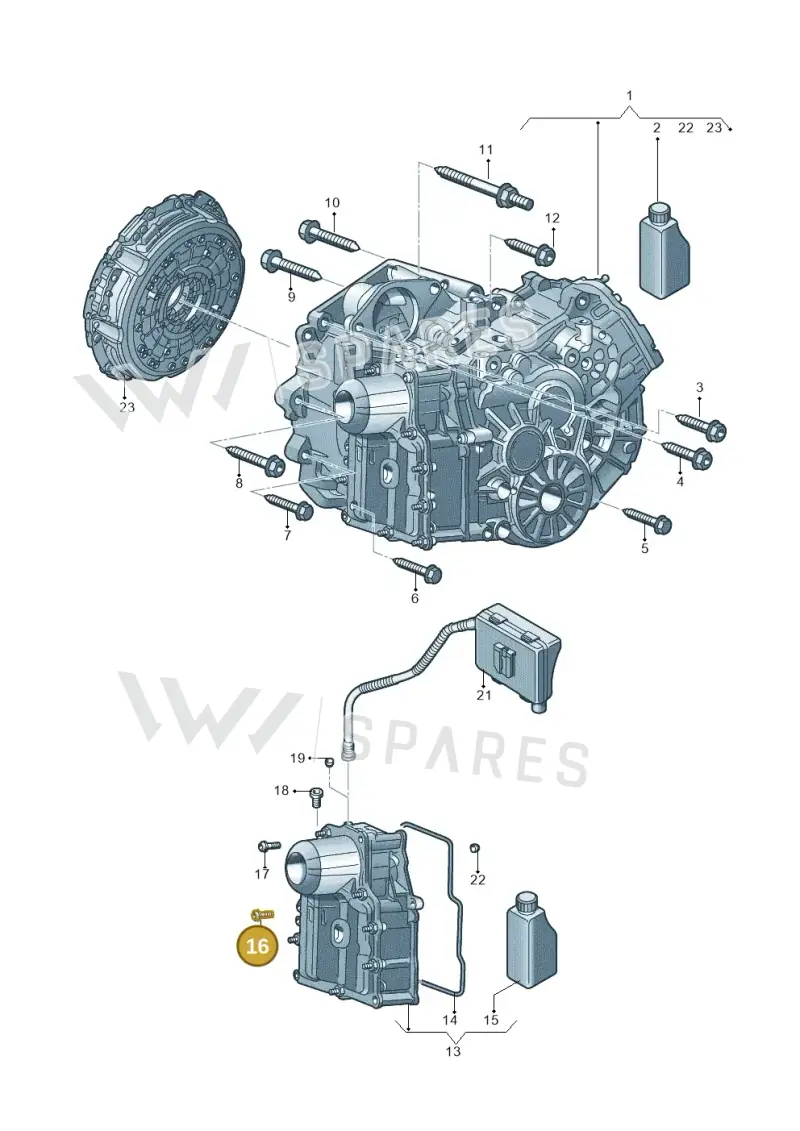 01X301127C — Skoda Kamiq (2019-) diagram 827345100, position 16