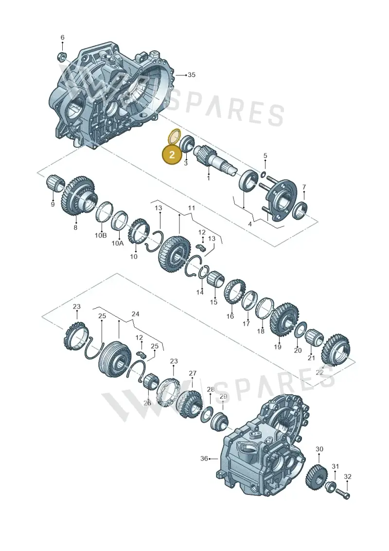020311391H — Skoda Yeti (2013-2017) diagram 201311380, position 2