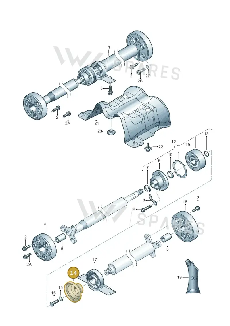 020409285Q — Skoda OCTAVIA/COMBI/4X4      04> (2004-) diagram 419521100, position 14