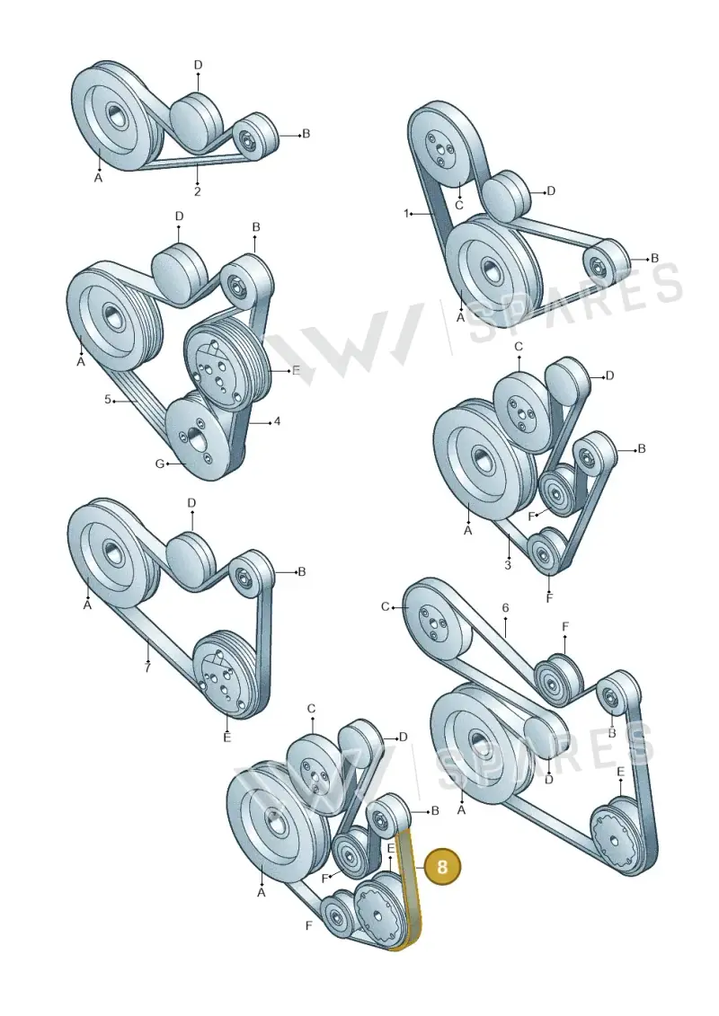 022145933AG — Skoda Superb comfort (2008-2013) diagram 412903950, position 8