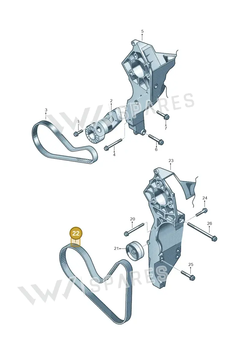 022145933AG — Skoda Superb comfort (2008-2013) diagram 210903500, position 22