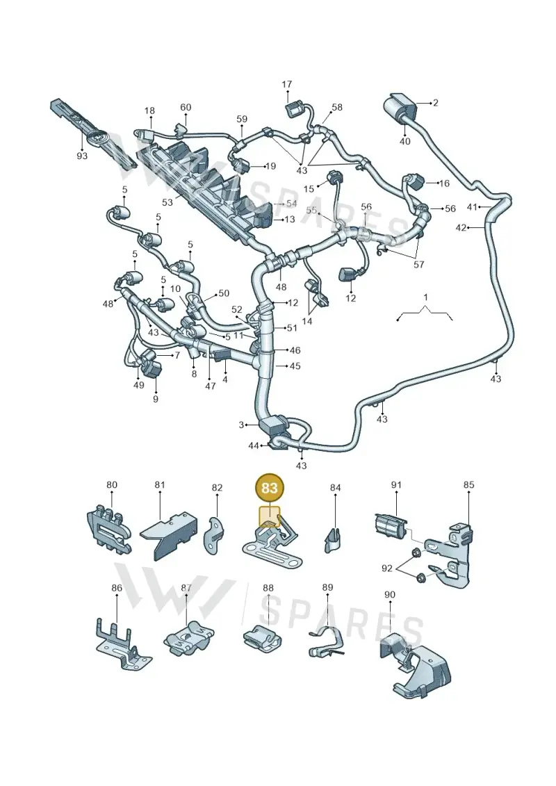 022971502BB — Skoda Superb (2013-2015) diagram 632971250, position 83