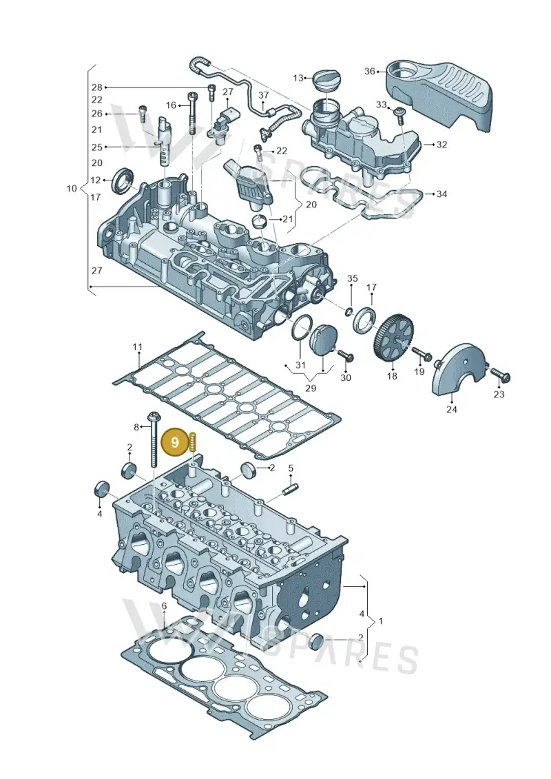026103139 — Skoda Superb Combi (2023-) diagram 813103460, position 9