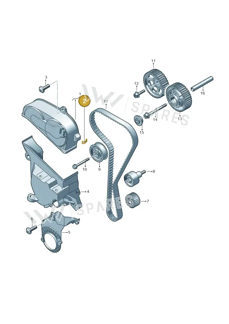 026109150A — Skoda Fabia (2021-) diagram 723109300, position 2