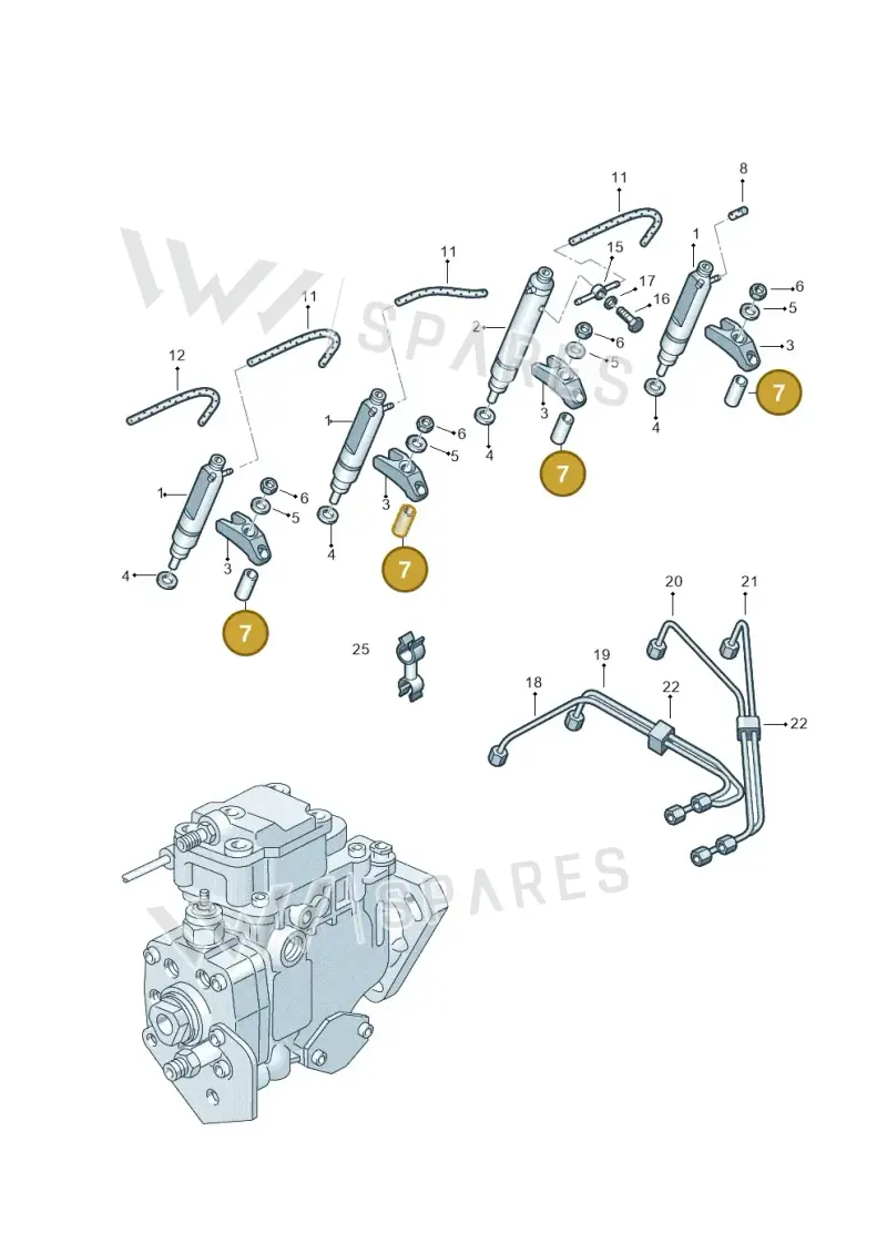 028103316A — Skoda OCTAVIA/COMBI/4X4      01> (2000-) diagram 194130700, position 7