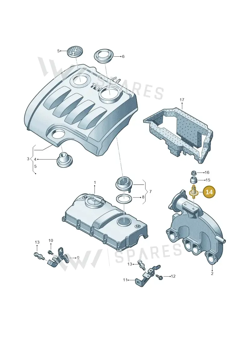 028103665 — Skoda Superb comfort (2008-2013) diagram 409103750, position 14