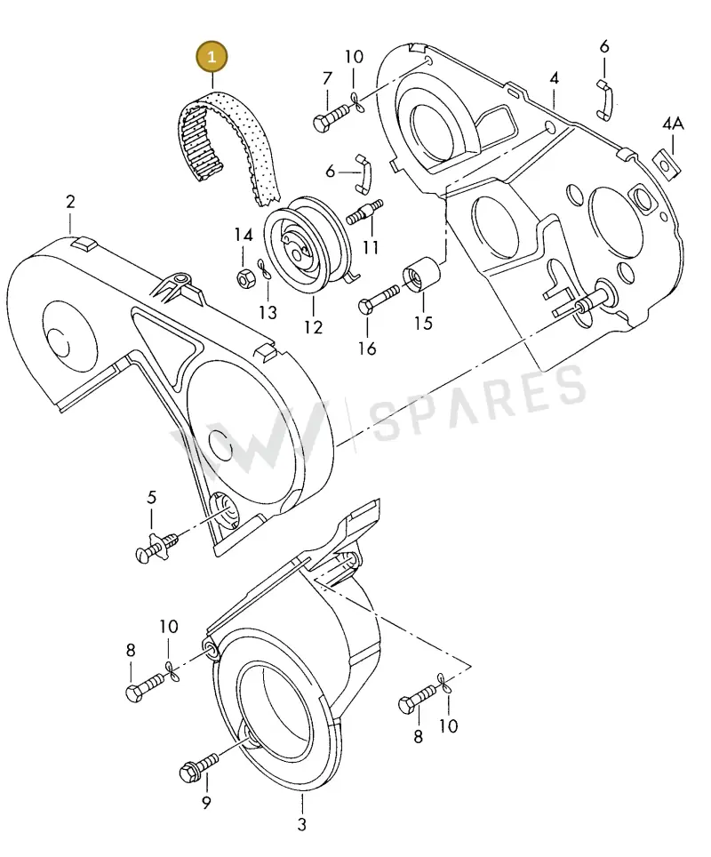028109119AC — Skoda PICK UP (1995-2001) diagram 158109600, position 1