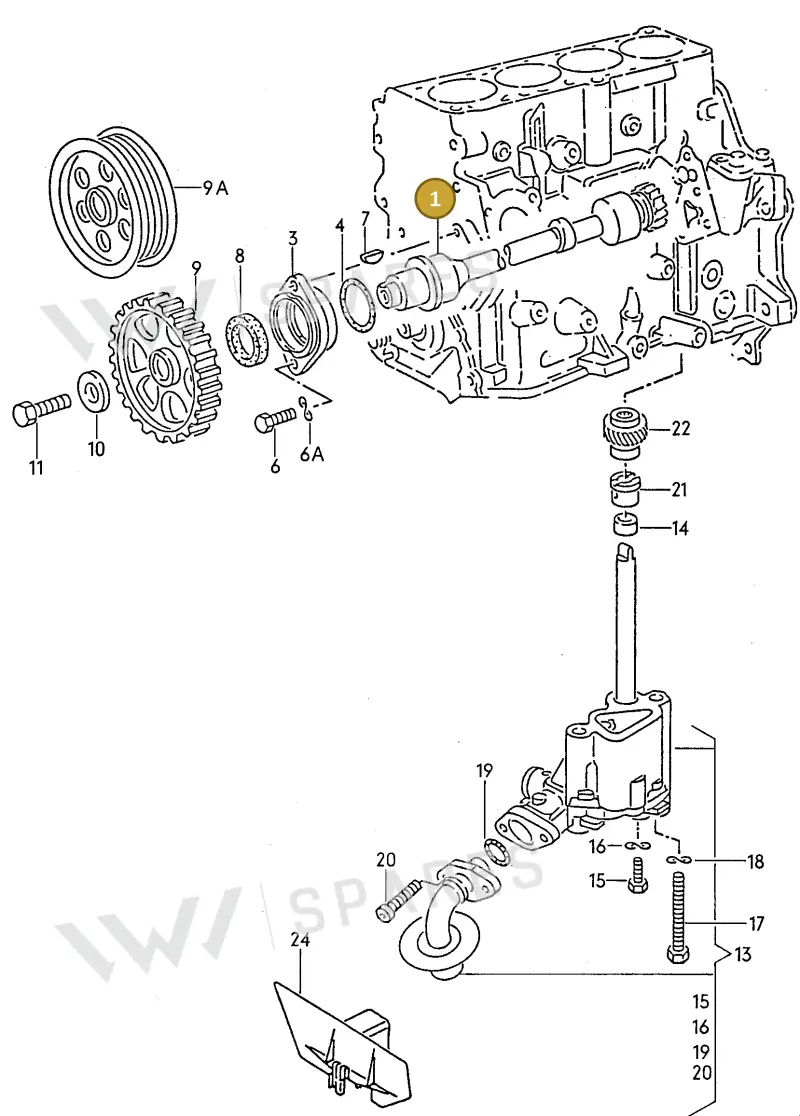 028115017D — Skoda PICK UP (1995-2001) diagram 127115200, position 1
