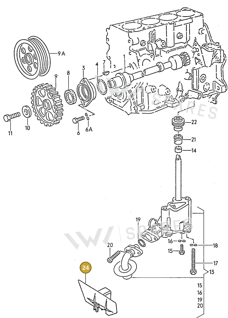 028115221A — Skoda PICK UP (1995-2001) diagram 127115200, position 24